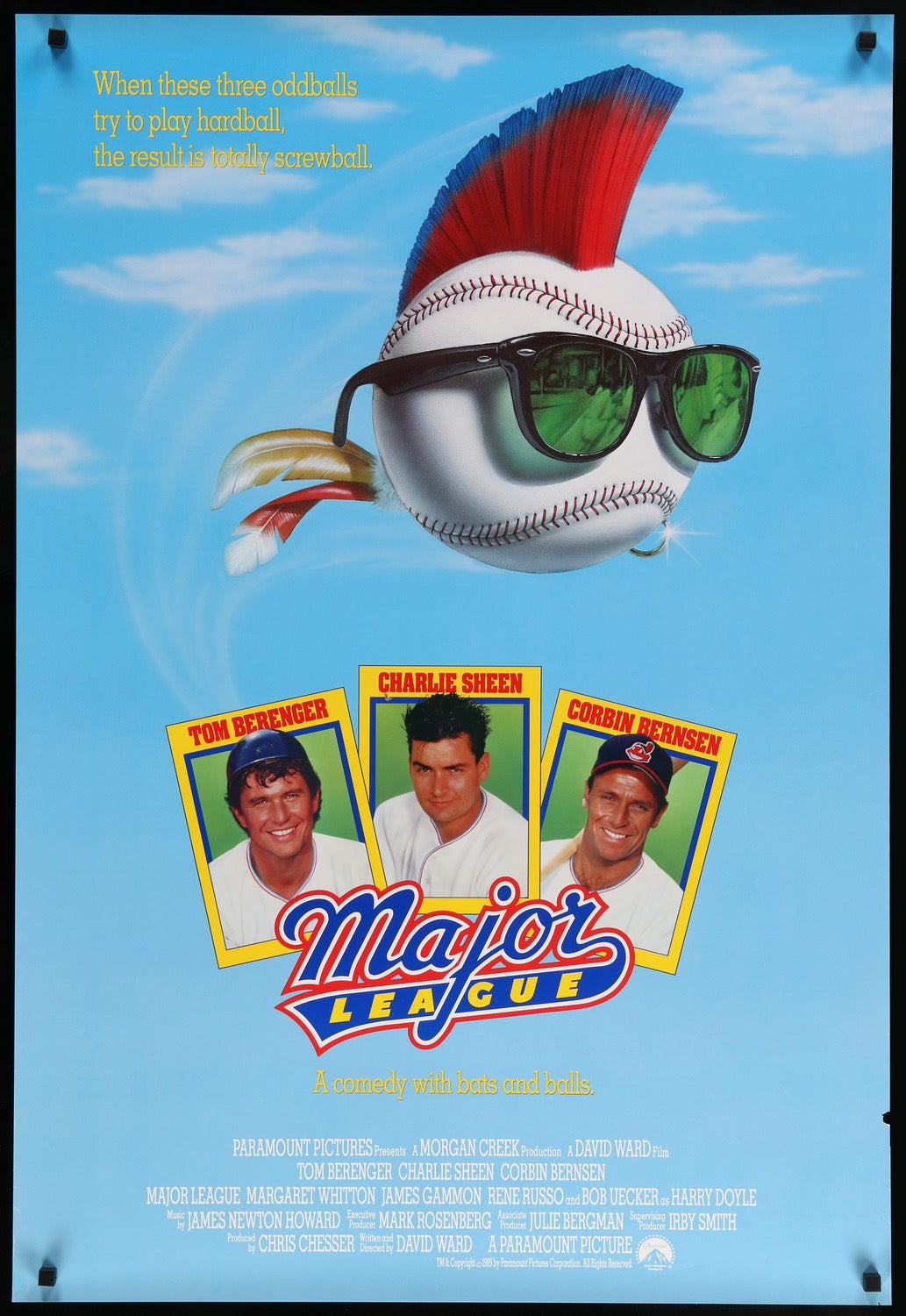 Major League (1989) original movie poster for sale at Originalfilmart