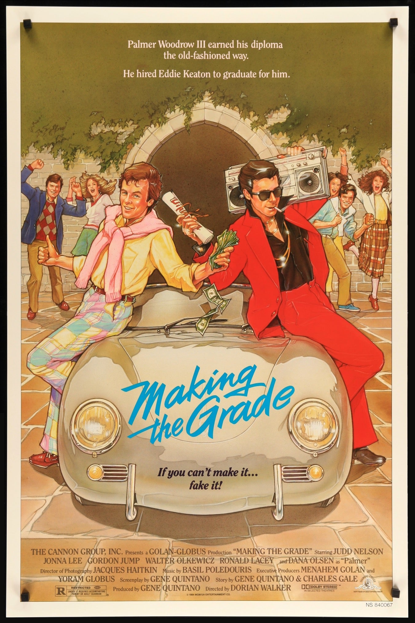 Making the Grade (1984) original movie poster for sale at Originalfilmart