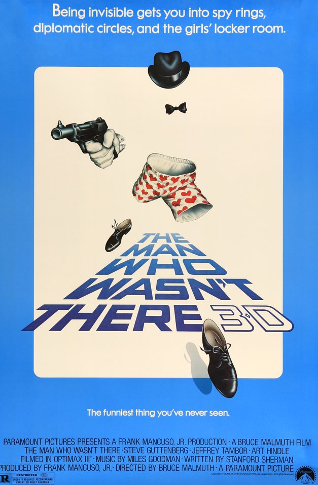Man Who Wasn't There (1983) original movie poster for sale at Originalfilmart