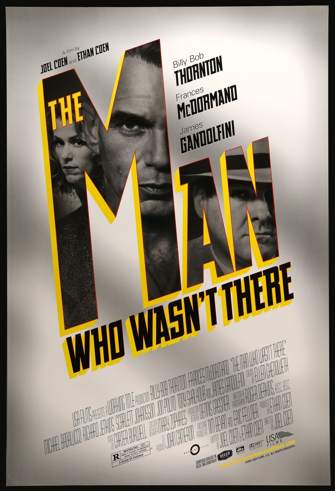 Man Who Wasn't There (2001) original movie poster for sale at Originalfilmart