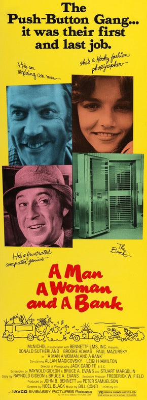 A Man, a Woman and a Bank (1979) original movie poster for sale at Originalfilmart
