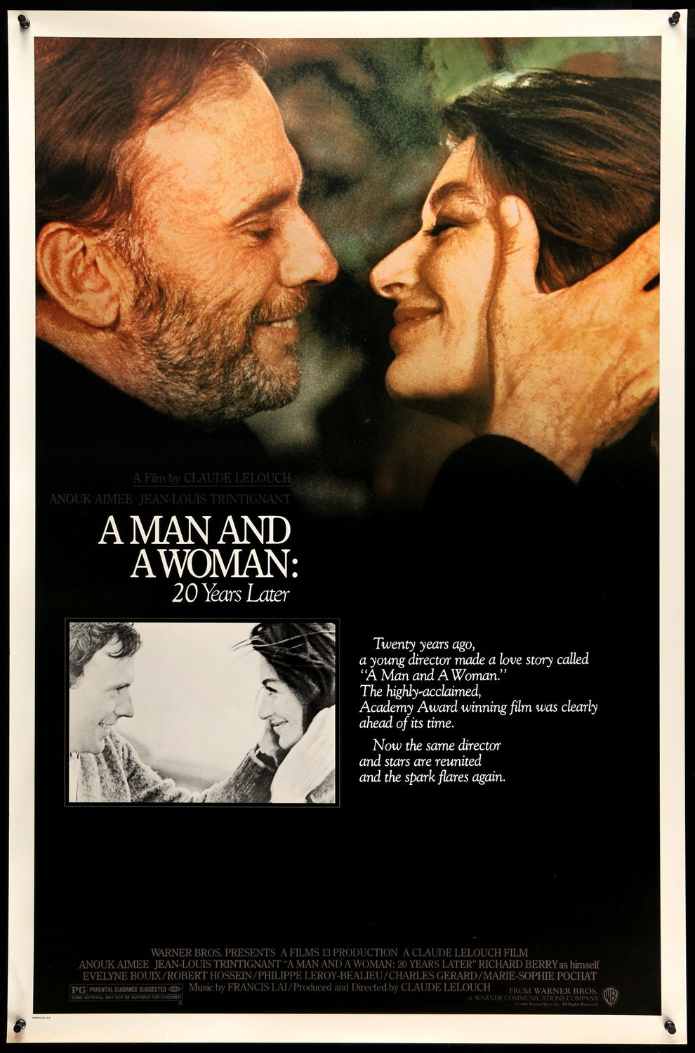 Man and a Woman, 20 Years Later (1986) original movie poster for sale at Originalfilmart