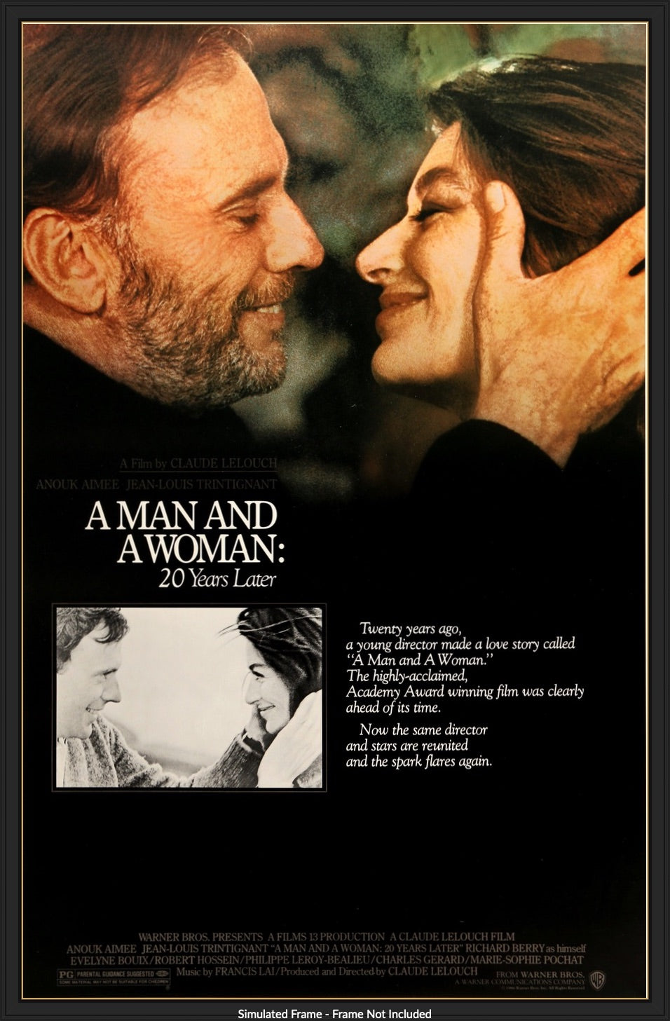 Man and a Woman, 20 Years Later (1986) original movie poster for sale at Originalfilmart