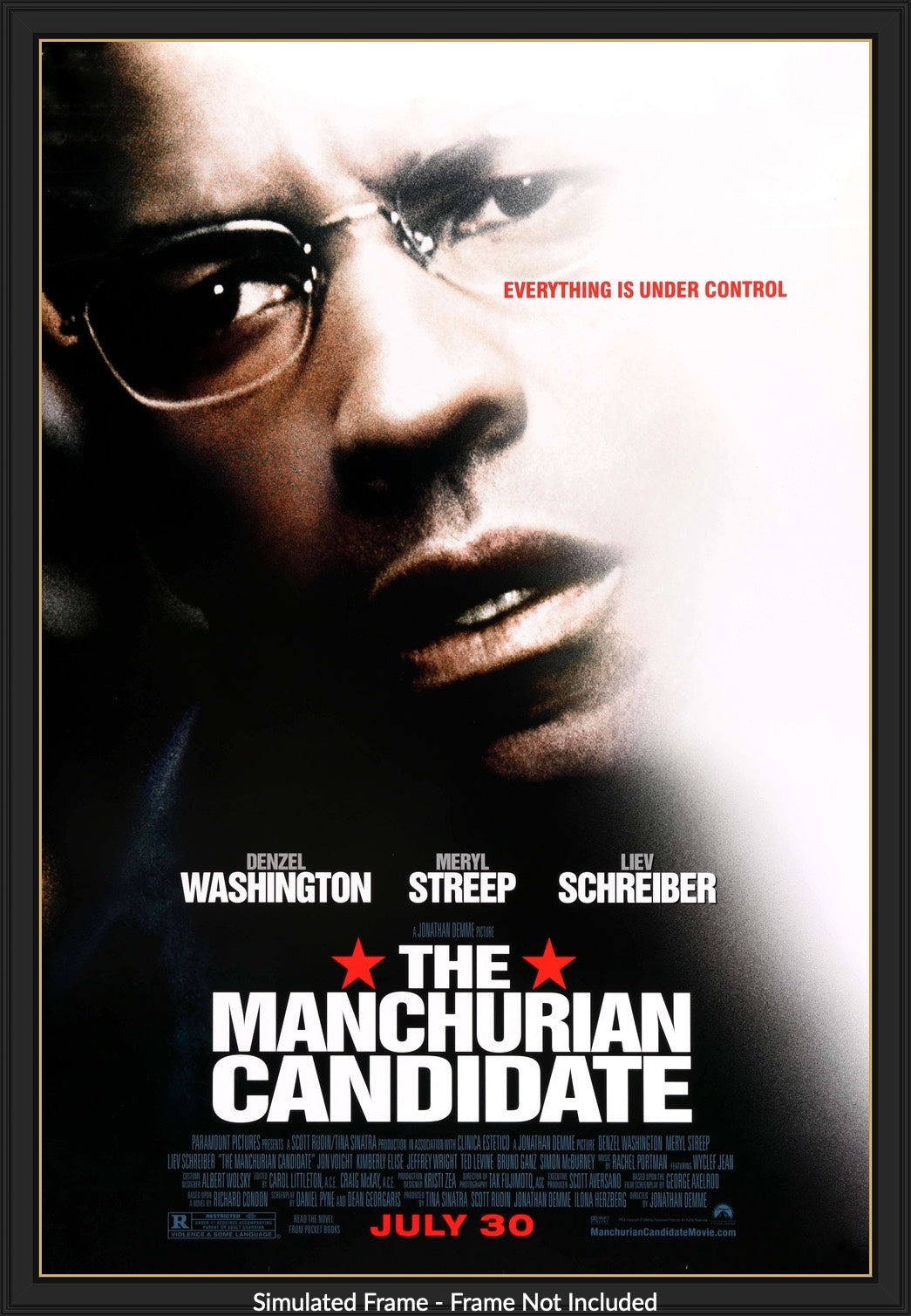 Manchurian Candidate (2004) original movie poster for sale at Originalfilmart