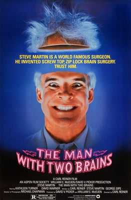 Man With Two Brains (1983) original movie poster for sale at Originalfilmart