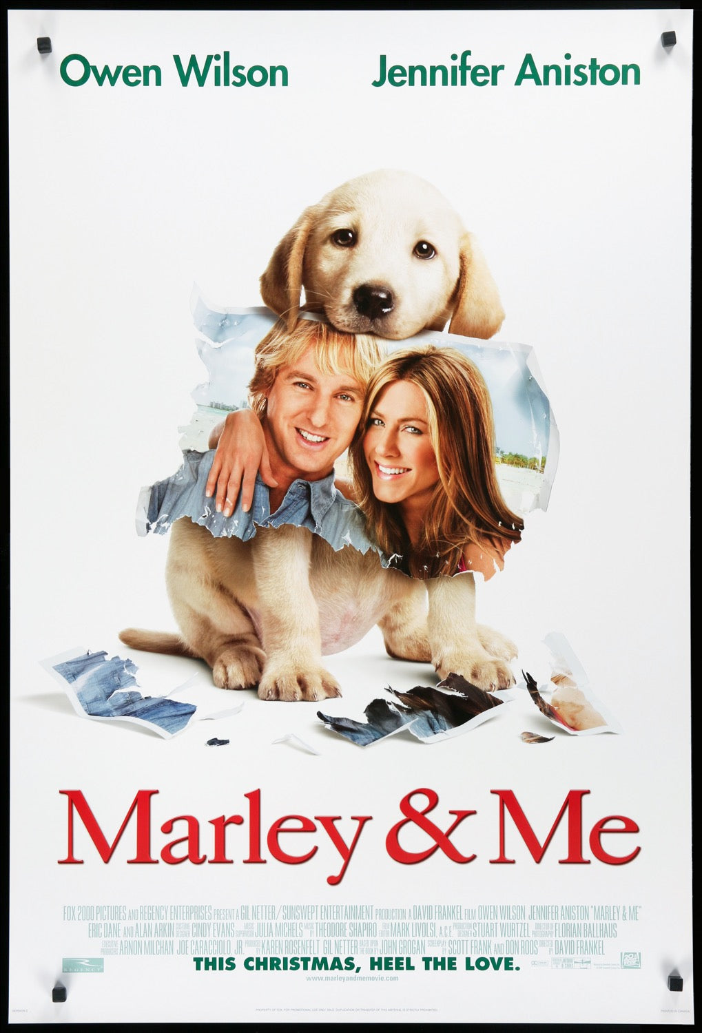 Marley &amp; Me (2008) original movie poster for sale at Originalfilmart