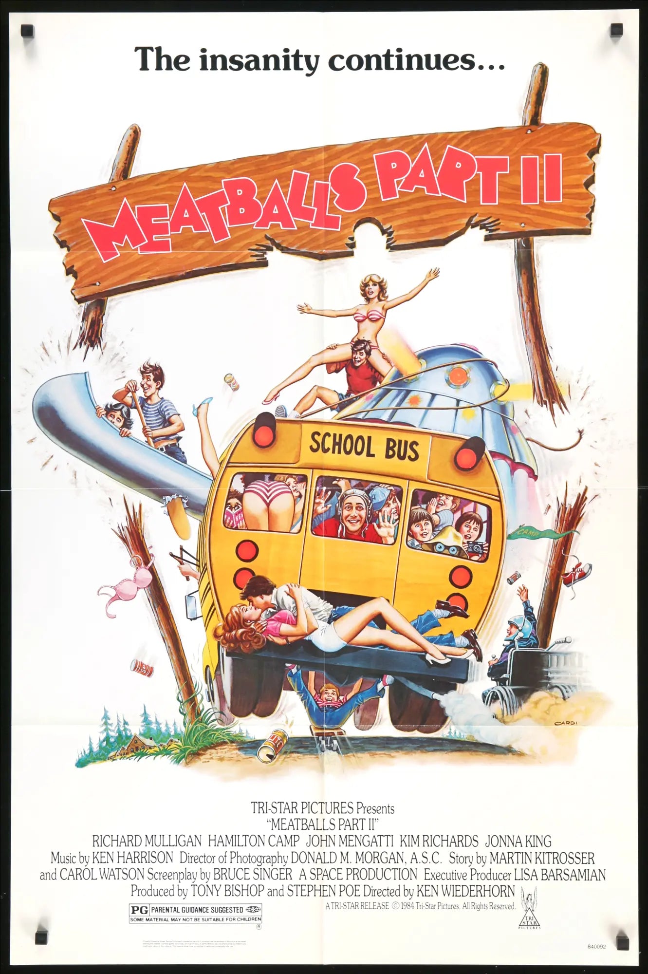 Meatballs Part II (1984) original movie poster for sale at Originalfilmart