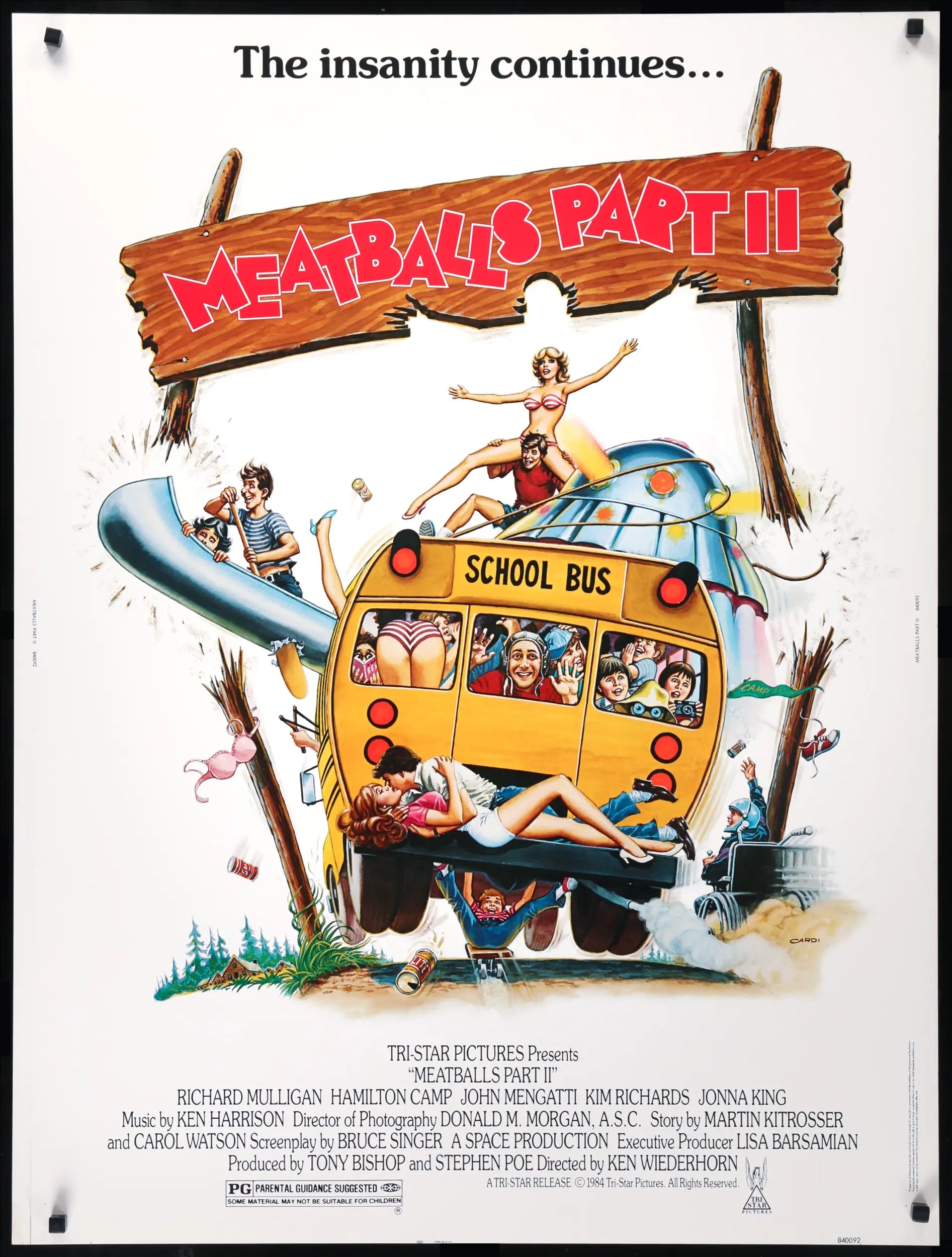 Meatballs Part II (1984) original movie poster for sale at Originalfilmart