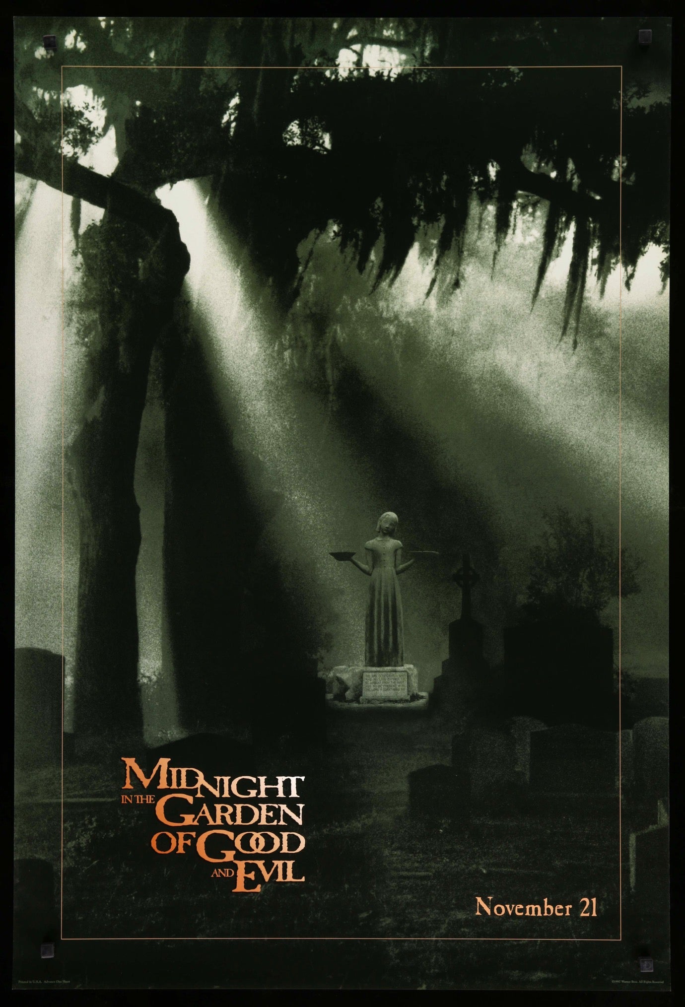 Midnight in the Garden of Good and Evil (1997) original movie poster for sale at Originalfilmart