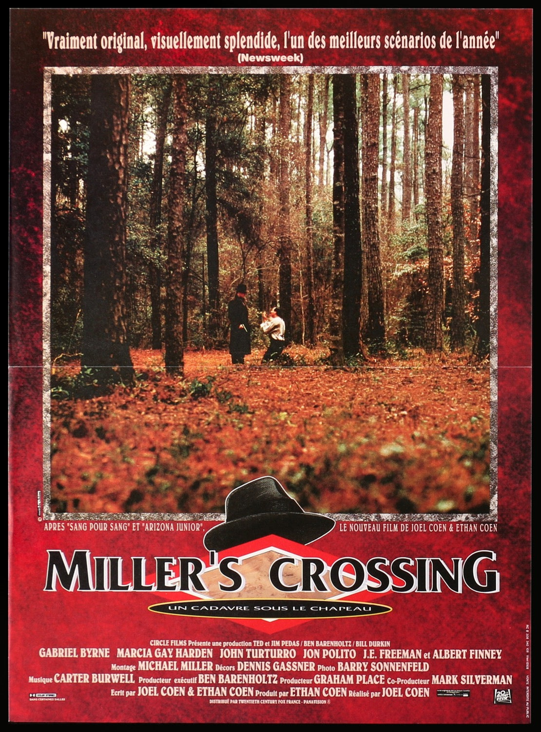 Miller's Crossing (1990) original movie poster for sale at Originalfilmart