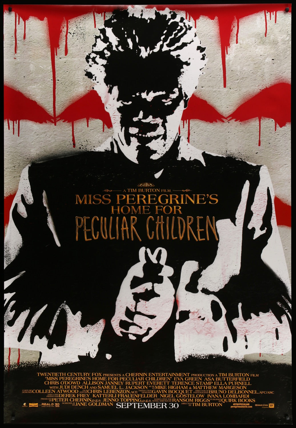 Miss Peregrine's Home for Peculiar Children (2016) original movie poster for sale at Originalfilmart