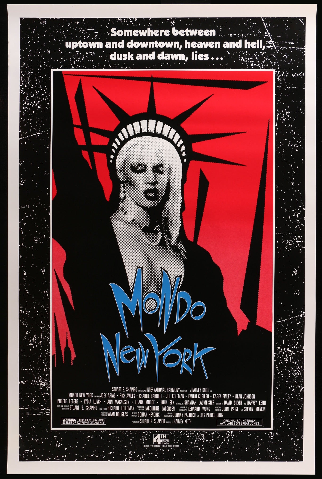 Mondo New York (1988) original movie poster for sale at Originalfilmart