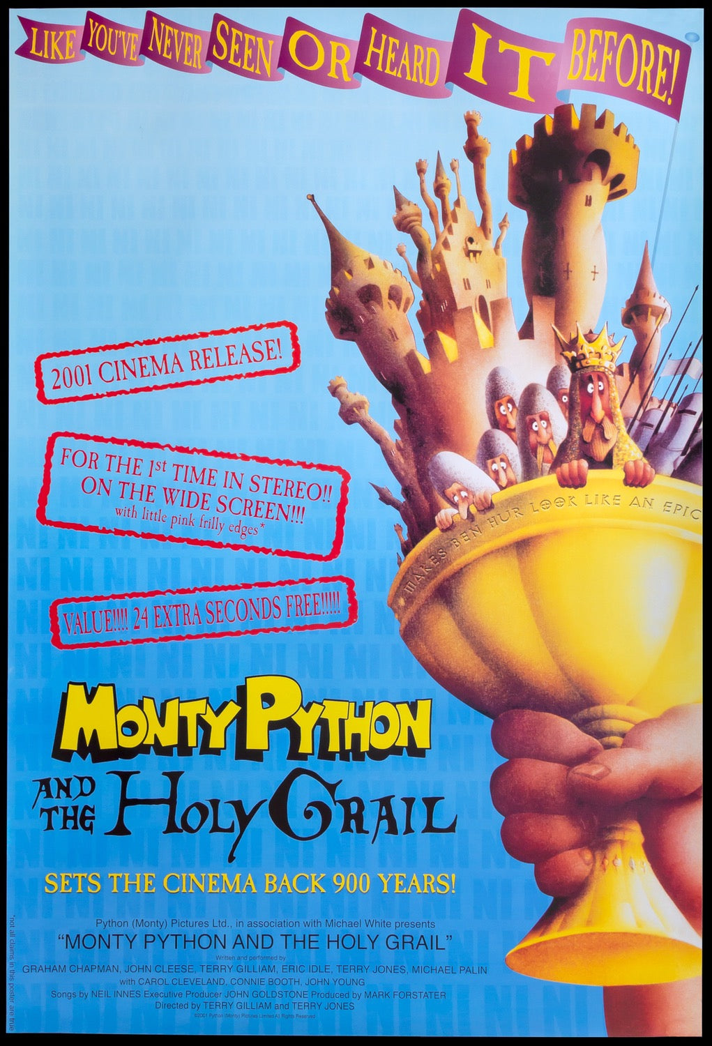 Monty Python and the Holy Grail (1975) original movie poster for sale at Originalfilmart
