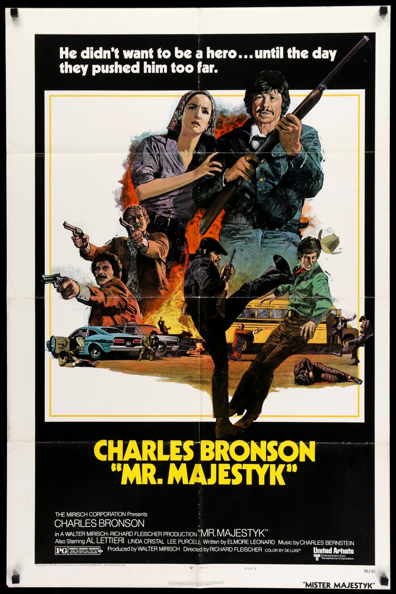 Mr. Majestyk (1974) original movie poster for sale at Originalfilmart