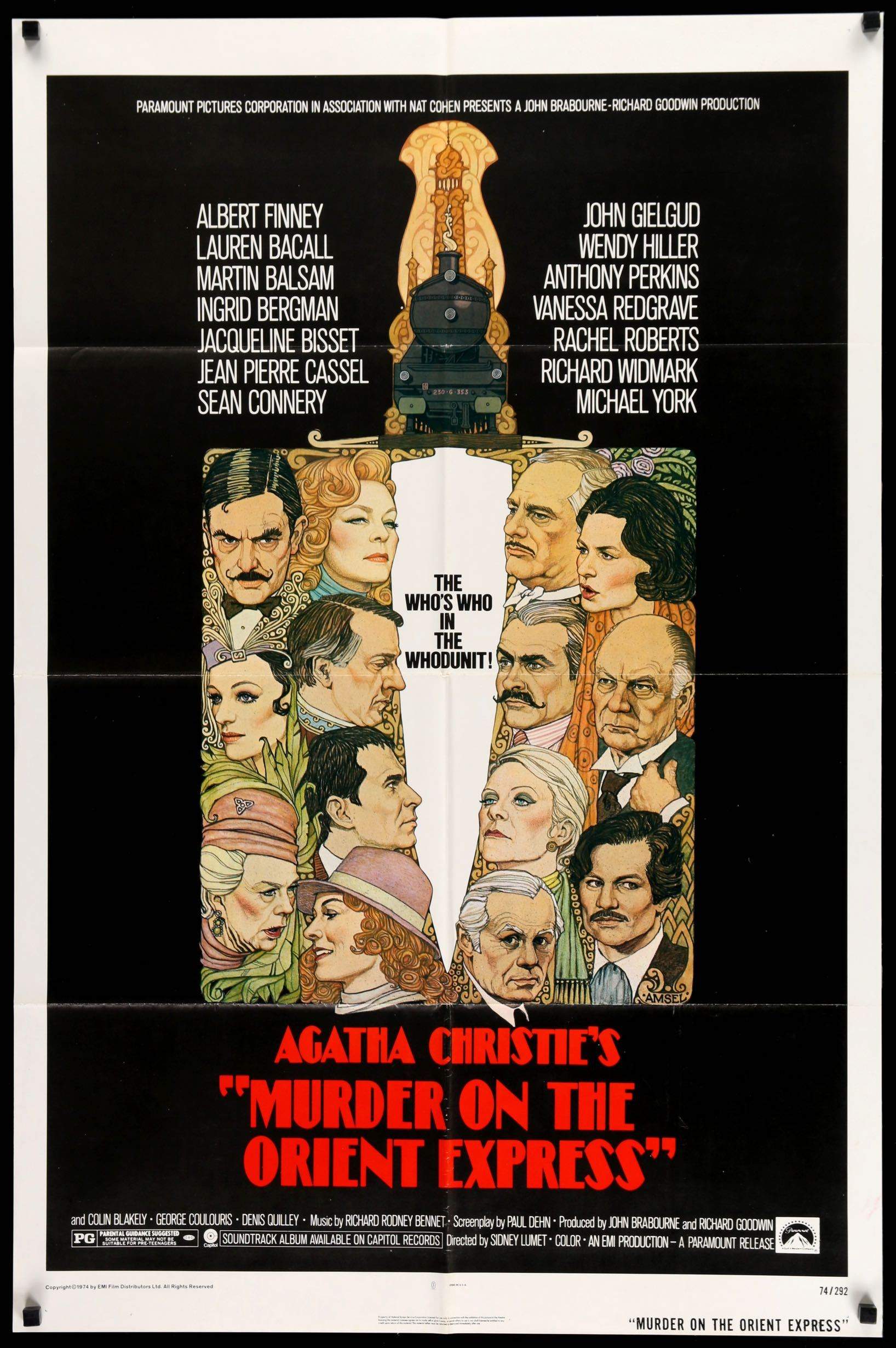 Murder on the Orient Express (1974) original movie poster for sale at Originalfilmart