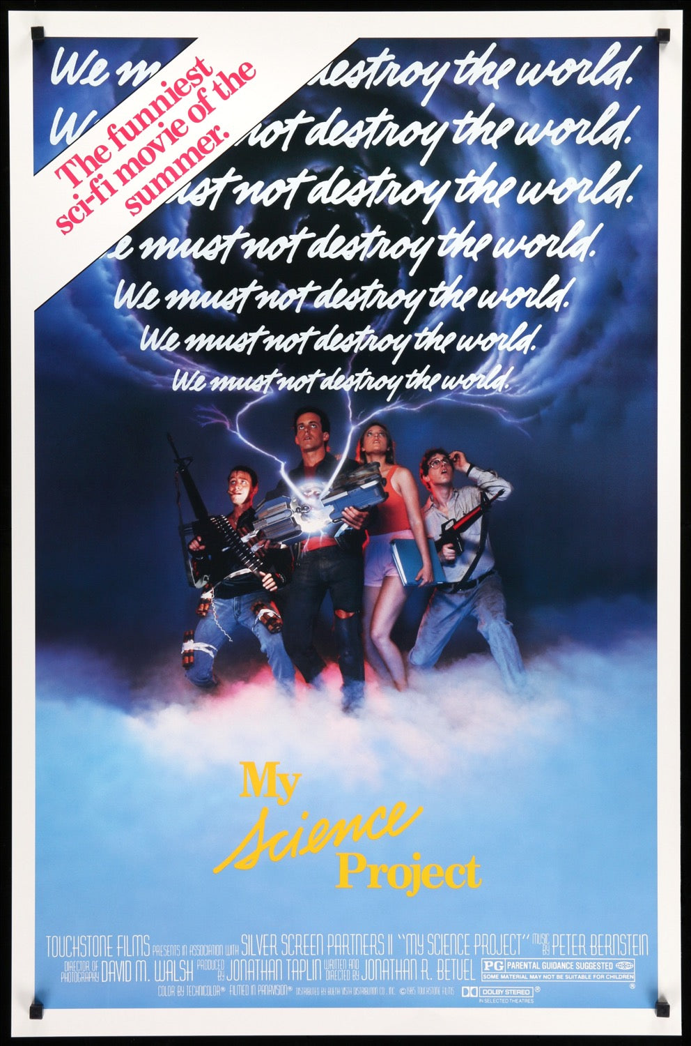 My Science Project (1985) original movie poster for sale at Originalfilmart