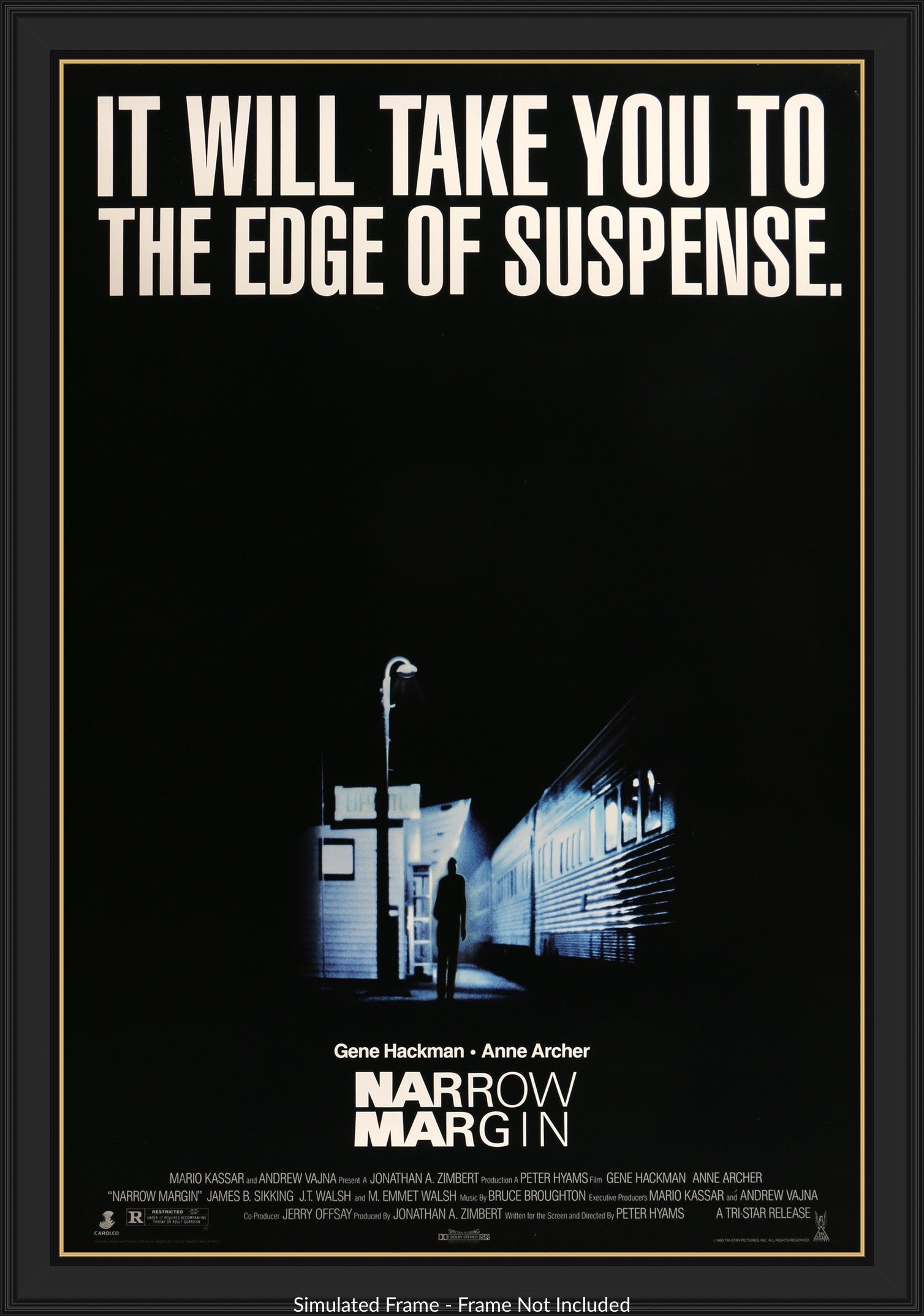 Narrow Margin (1990) original movie poster for sale at Originalfilmart