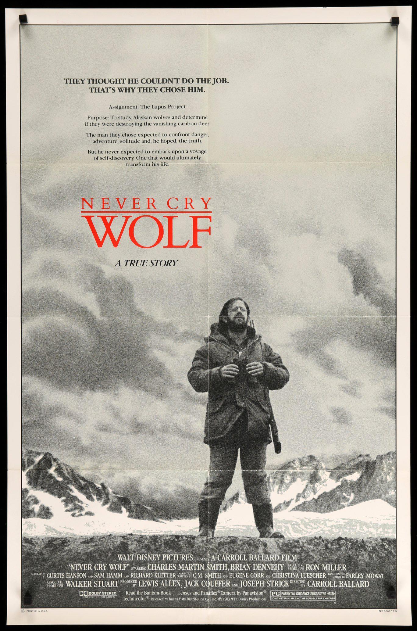 Never Cry Wolf (1983) original movie poster for sale at Originalfilmart