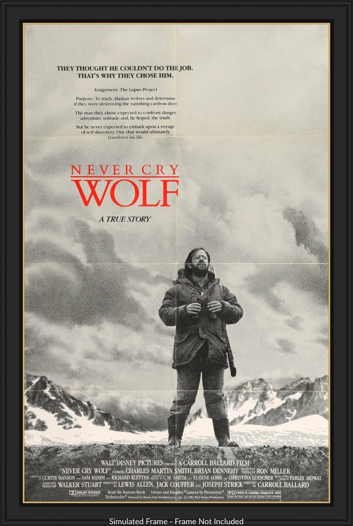 Never Cry Wolf (1983) original movie poster for sale at Originalfilmart
