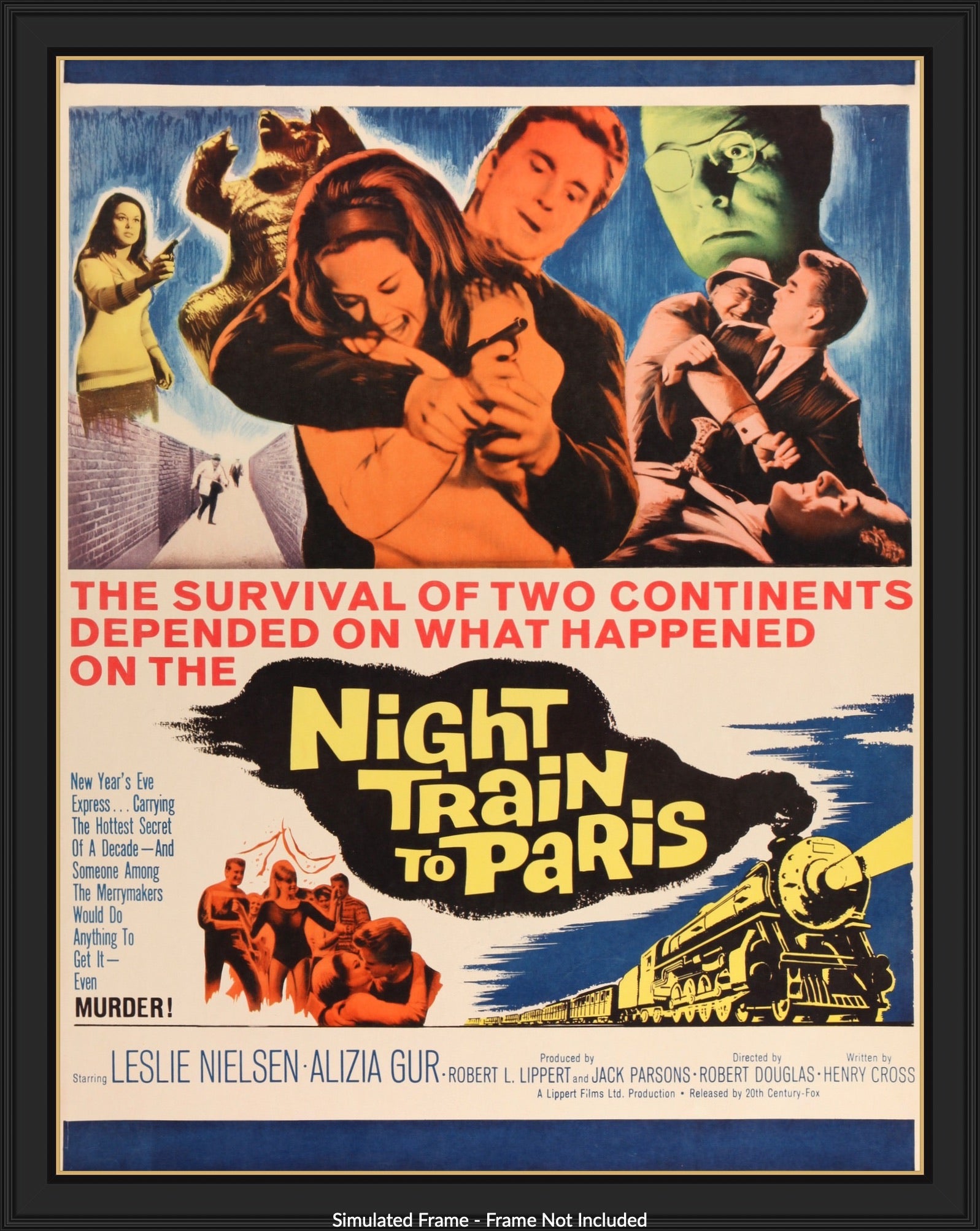 Night Train to Paris (1964) original movie poster for sale at Originalfilmart