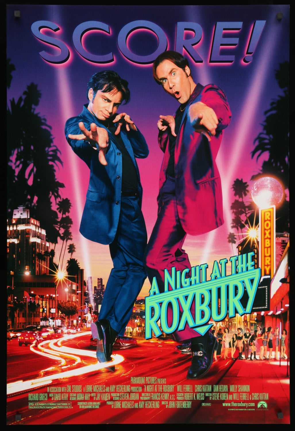 Night at the Roxbury (1998) original movie poster for sale at Originalfilmart