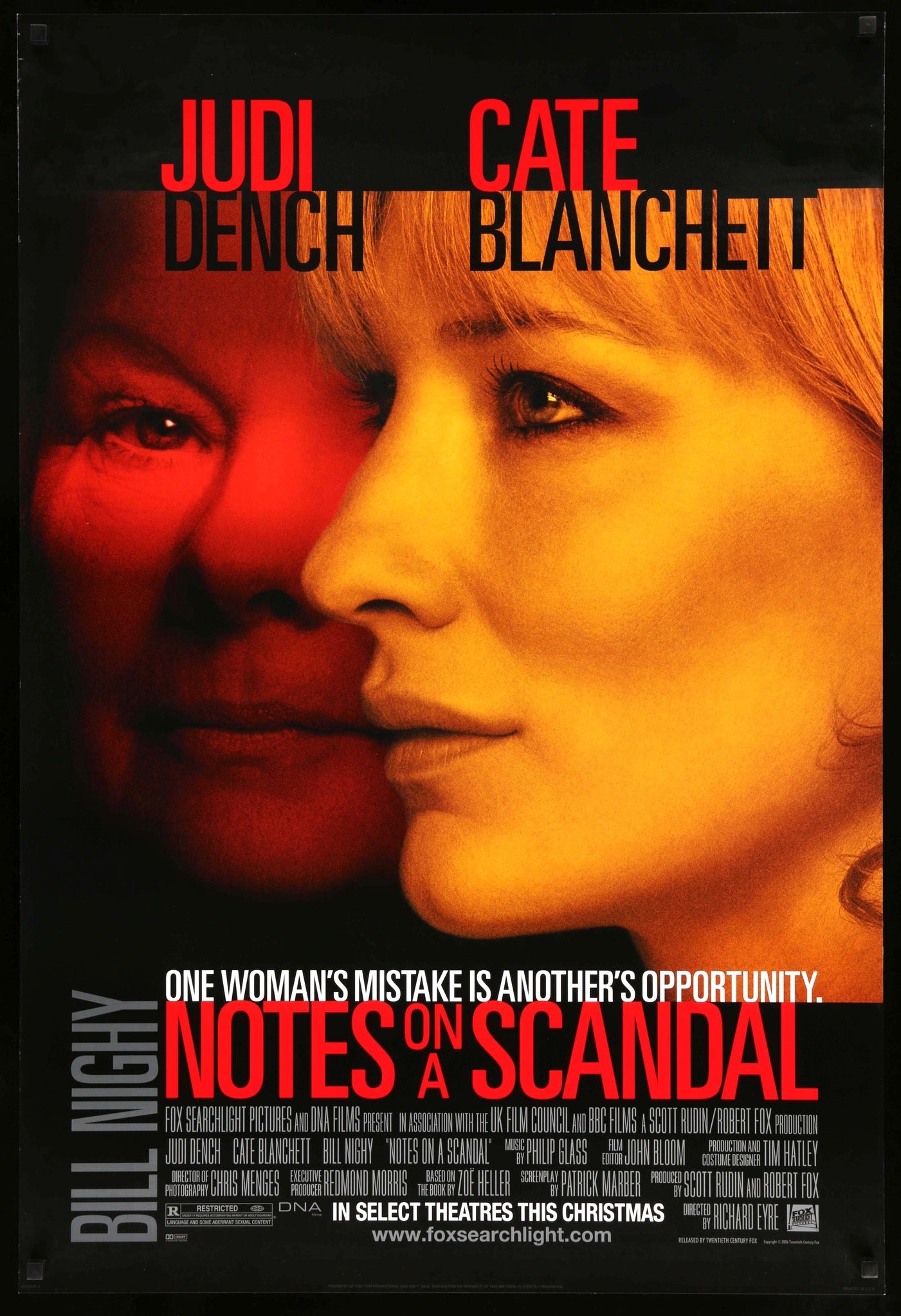 Notes on a Scandal (2006) original movie poster for sale at Originalfilmart