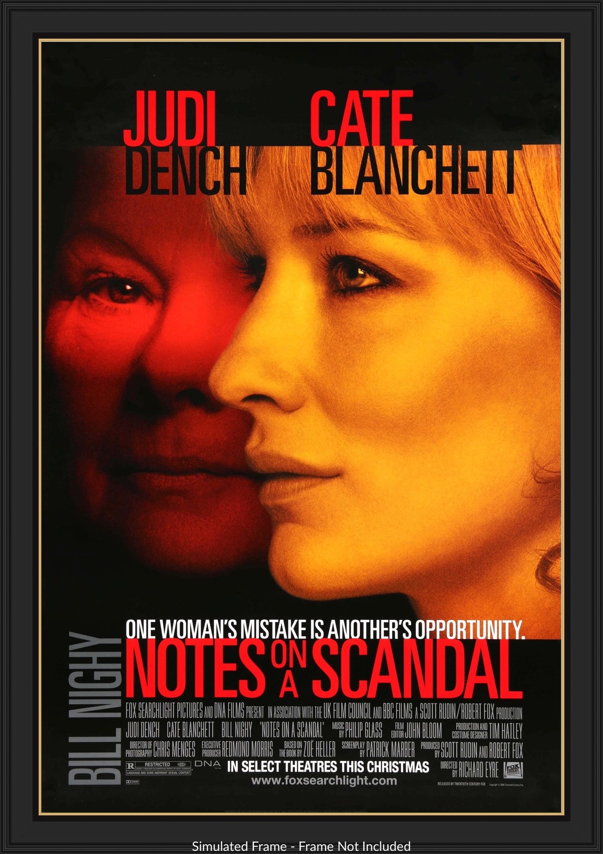 Notes on a Scandal (2006) original movie poster for sale at Originalfilmart