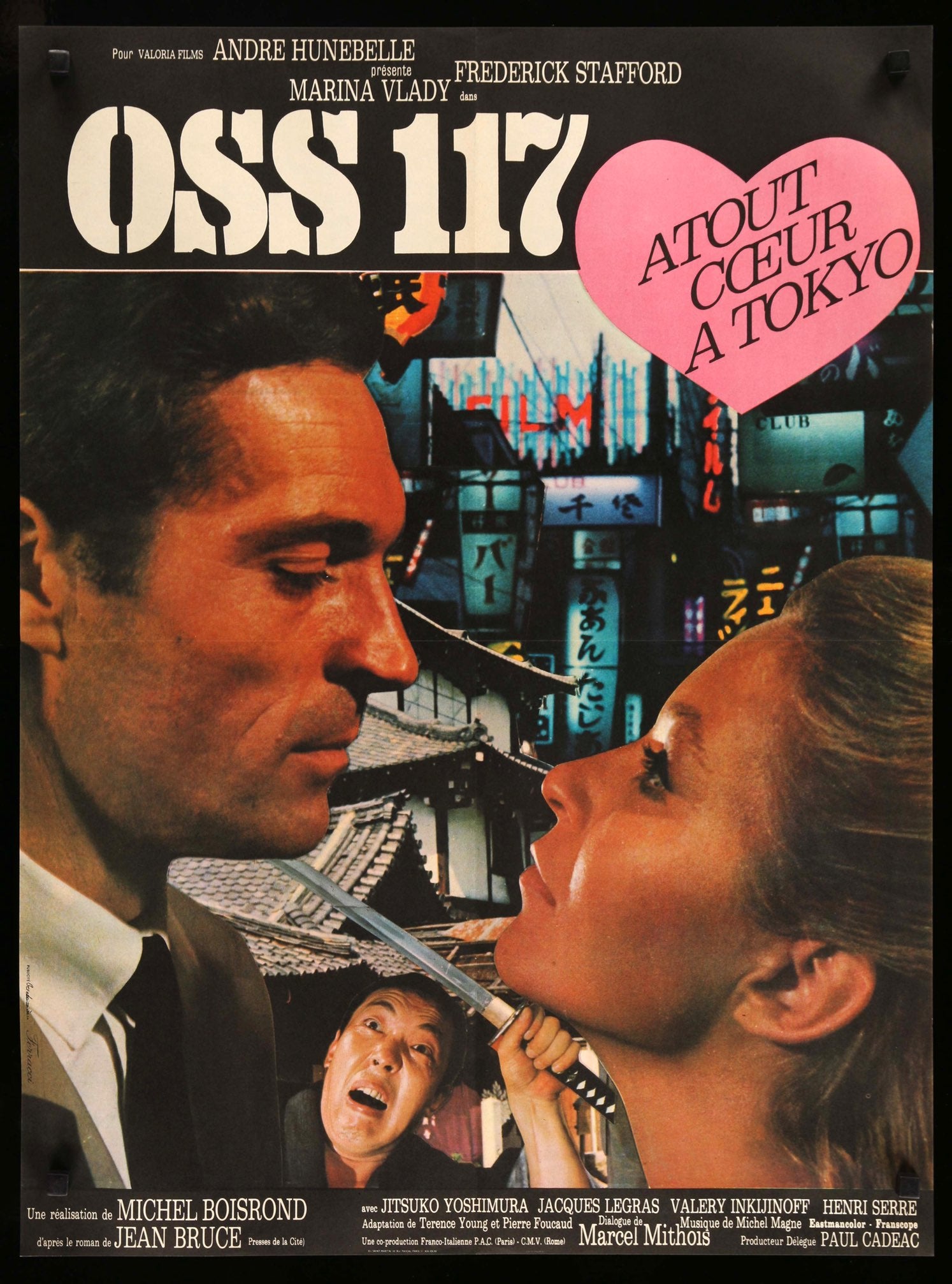 O.S.S. 117 - Terror in Tokyo (1966) original movie poster for sale at Originalfilmart