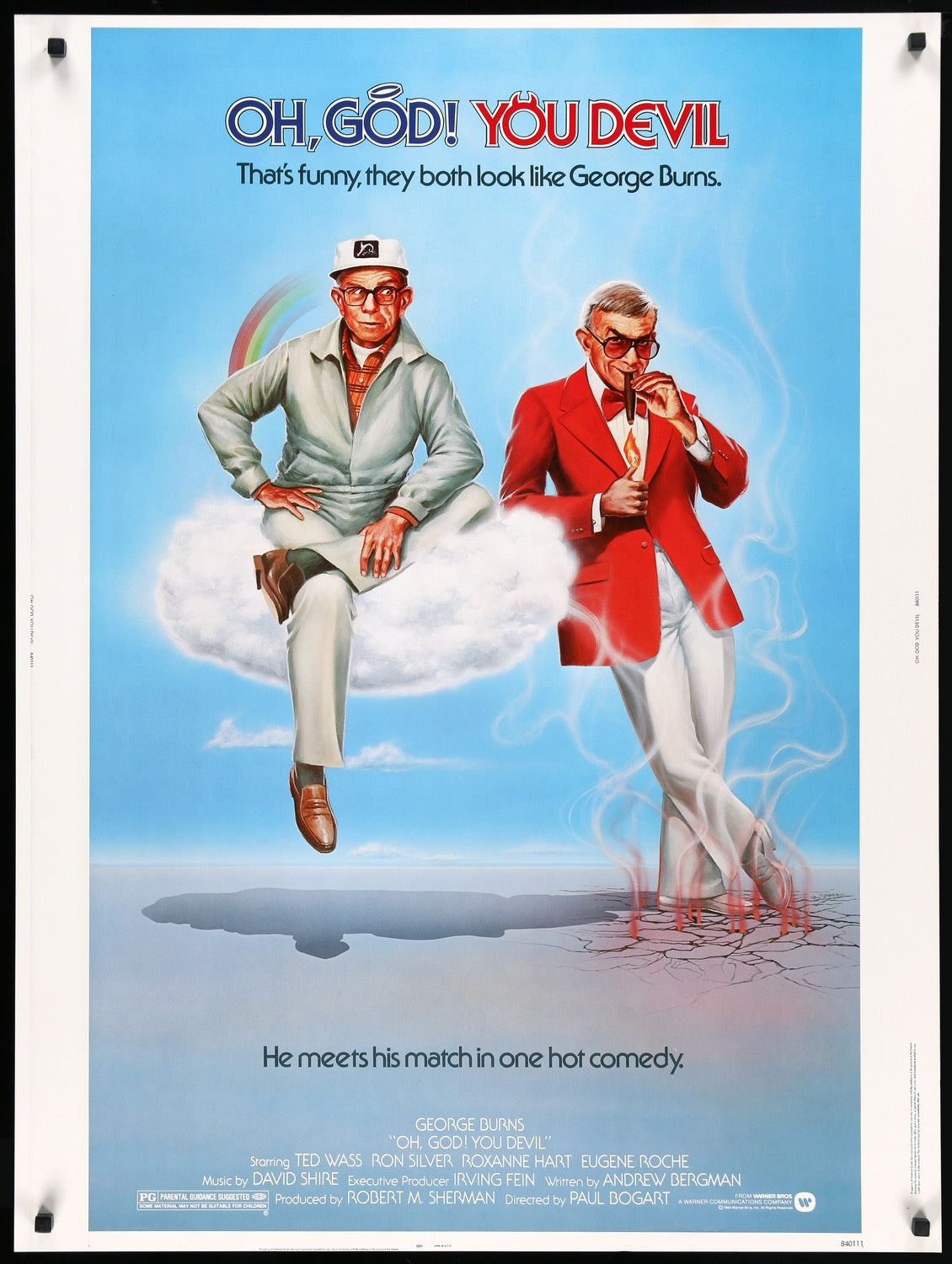 Oh, God! You Devil (1984) original movie poster for sale at Originalfilmart