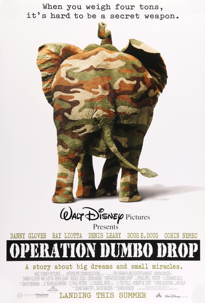 Operation Dumbo Drop (1995) original movie poster for sale at Originalfilmart