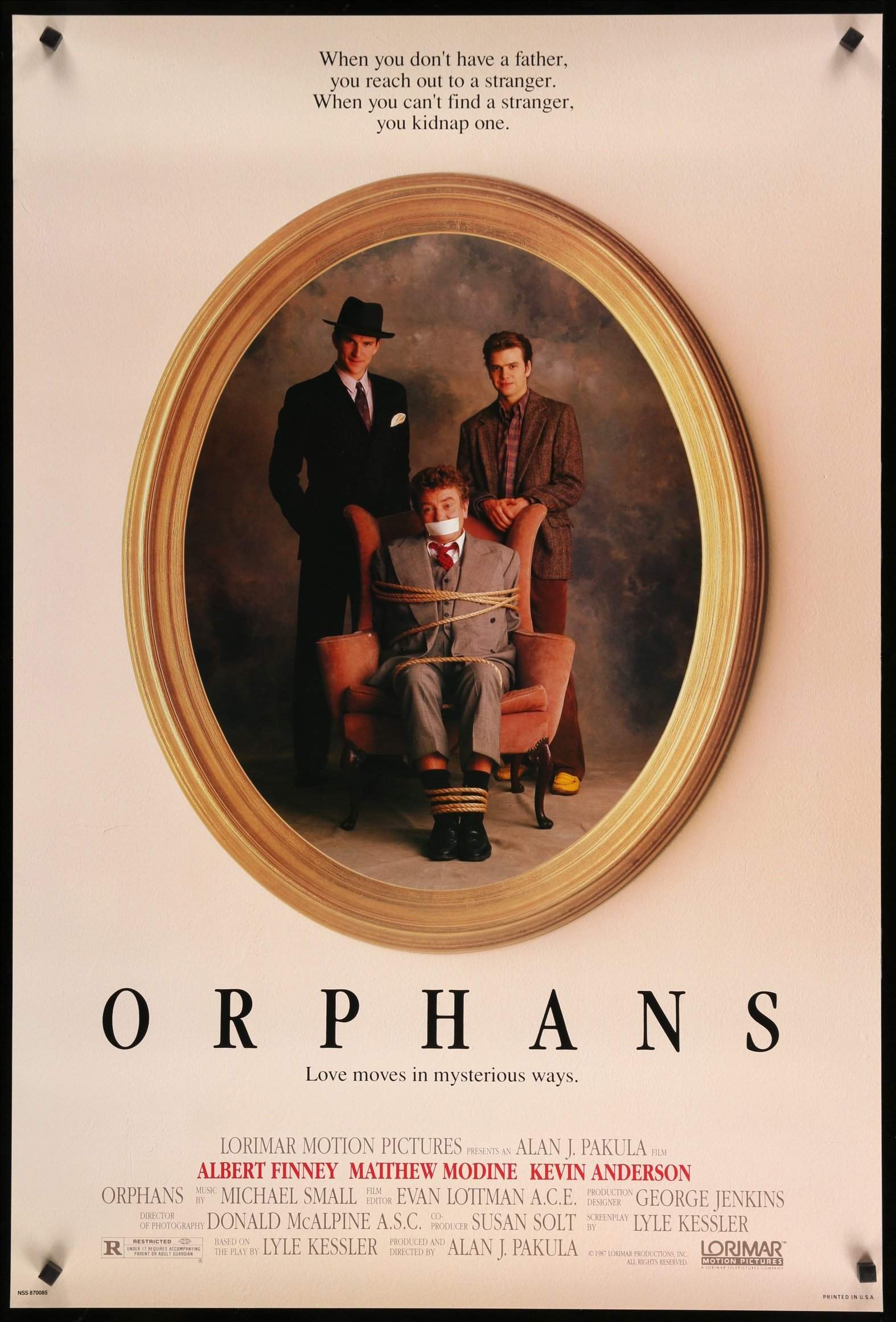 Orphans (1987) original movie poster for sale at Originalfilmart