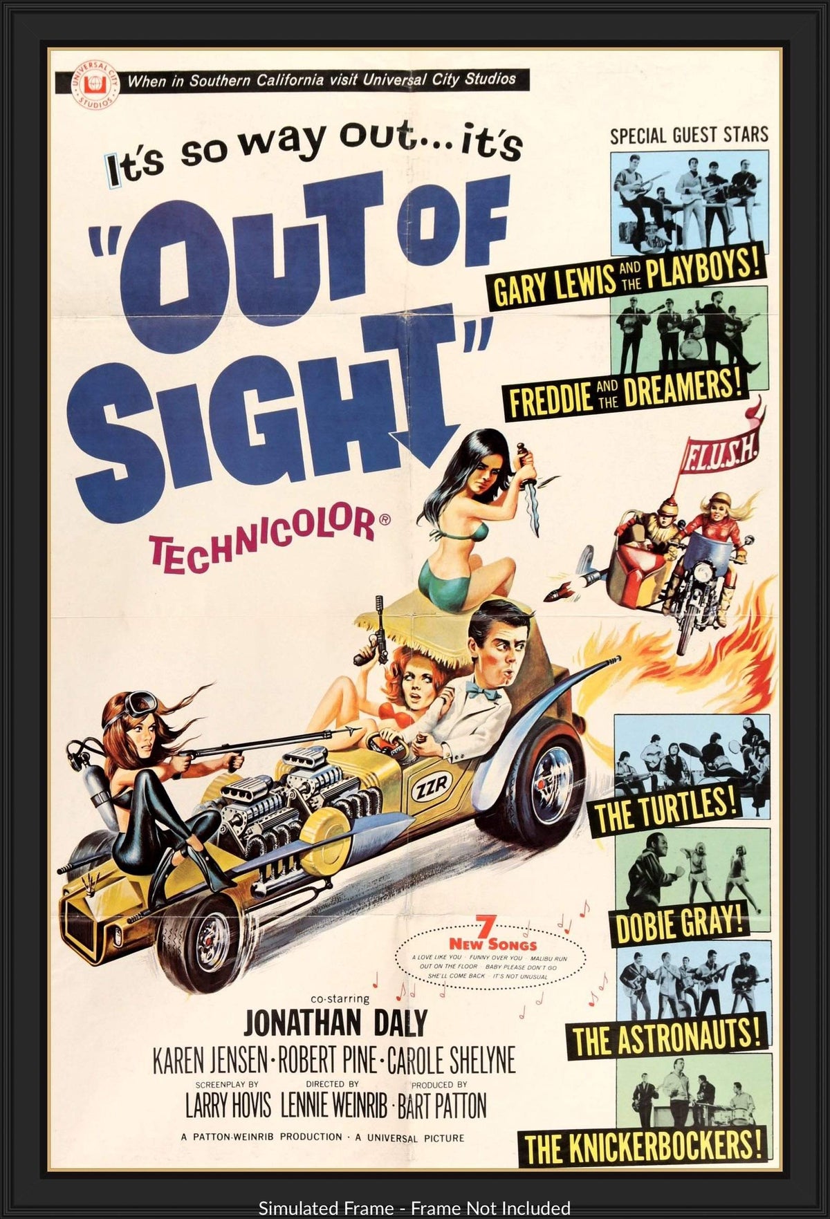 Out of Sight (1966) original movie poster for sale at Originalfilmart