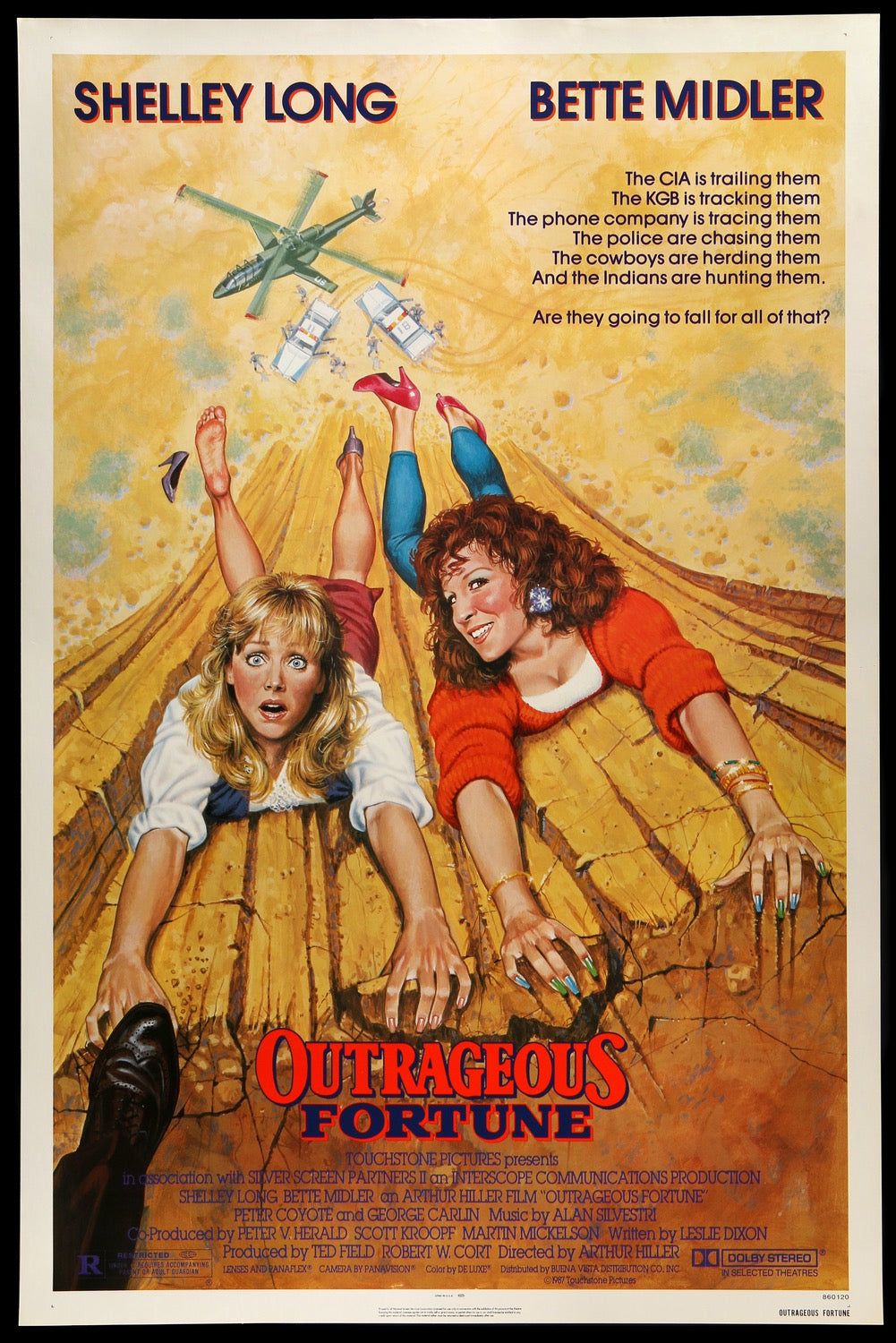 Outrageous Fortune (1986) original movie poster for sale at Originalfilmart