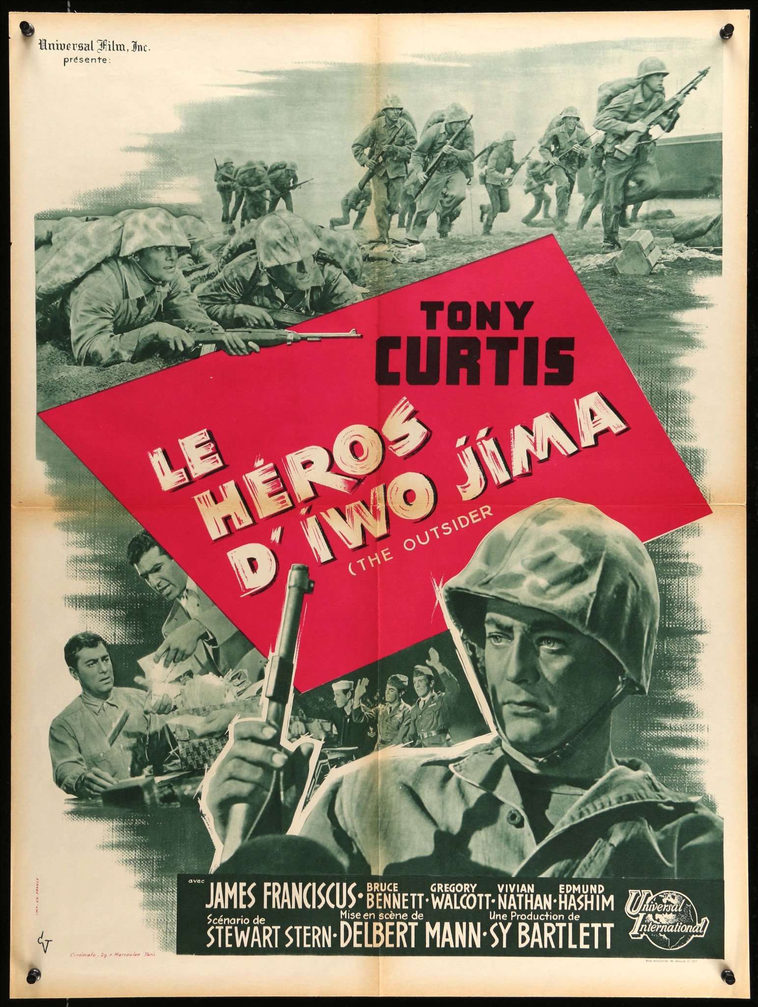 Outsider (1962) original movie poster for sale at Originalfilmart