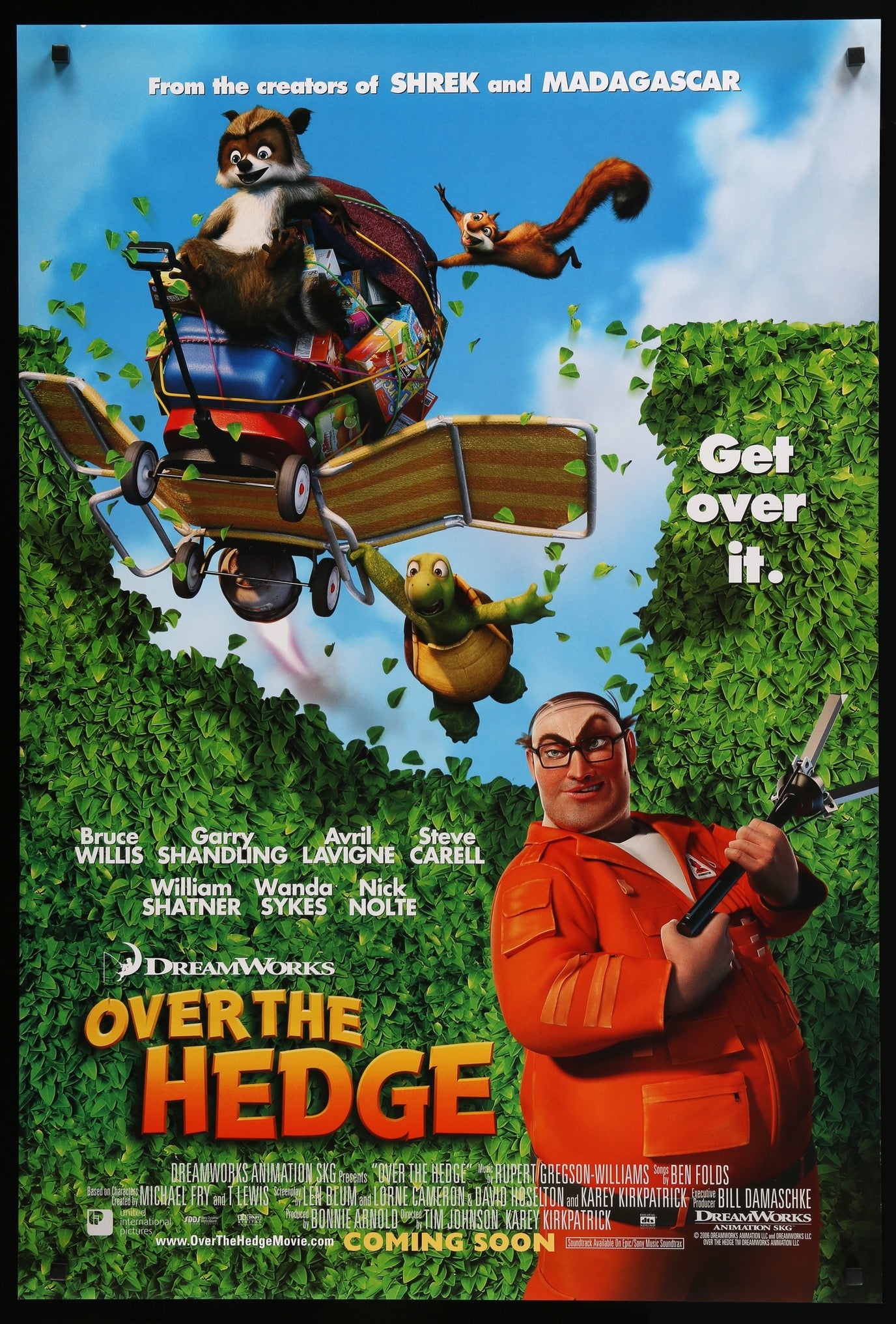 Over the Hedge (2006) original movie poster for sale at Originalfilmart