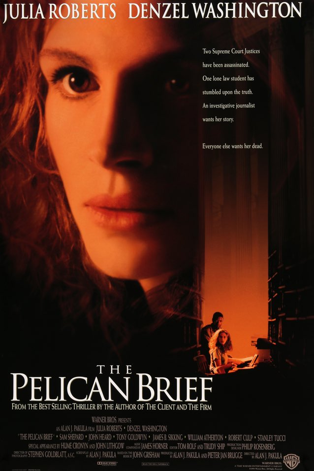 Pelican Brief (1993) original movie poster for sale at Originalfilmart