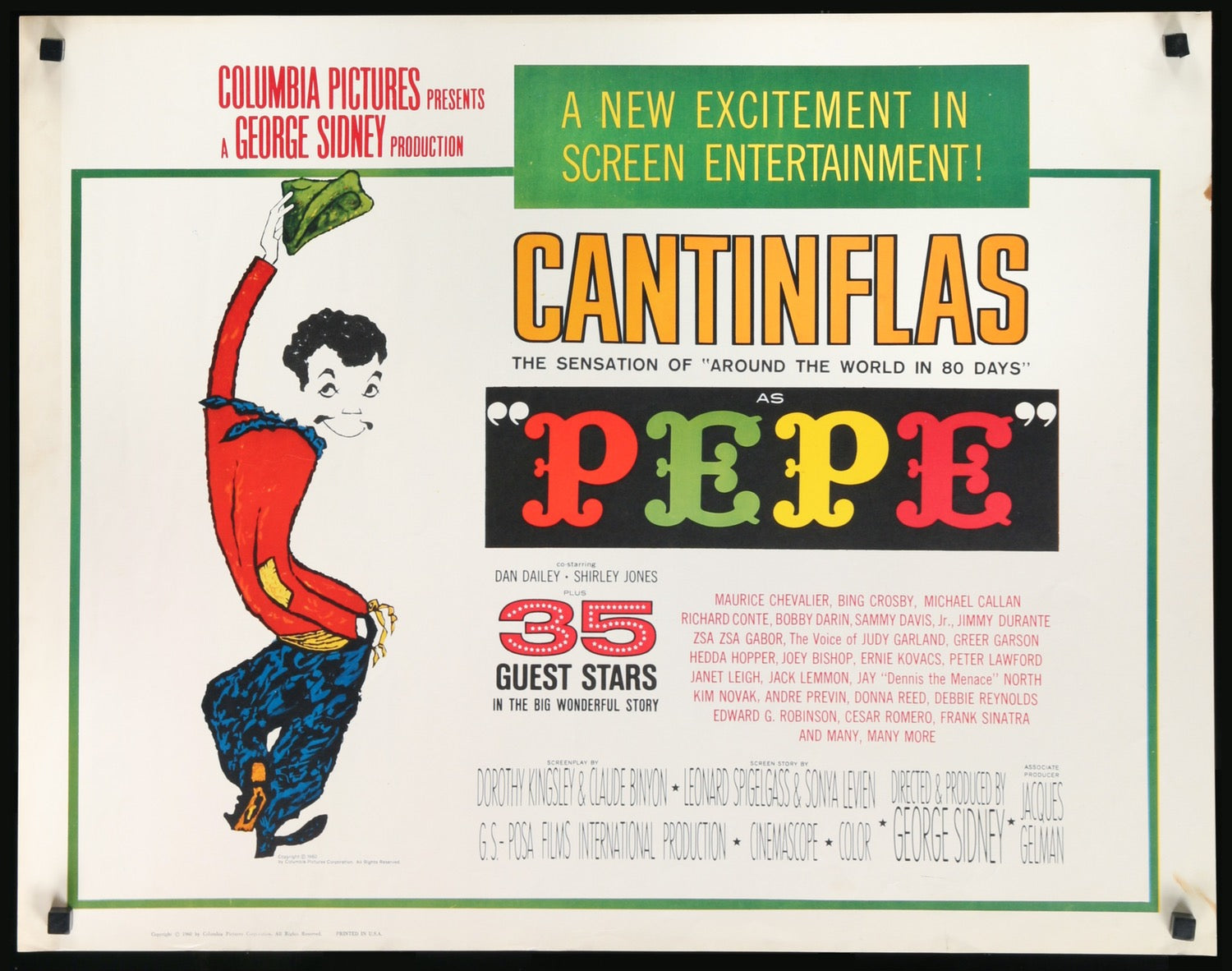 Pepe (1960) original movie poster for sale at Originalfilmart