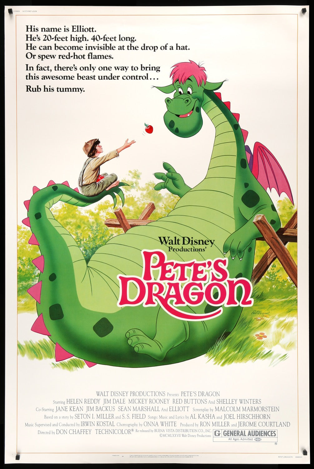 Pete's Dragon (1977) original movie poster for sale at Originalfilmart