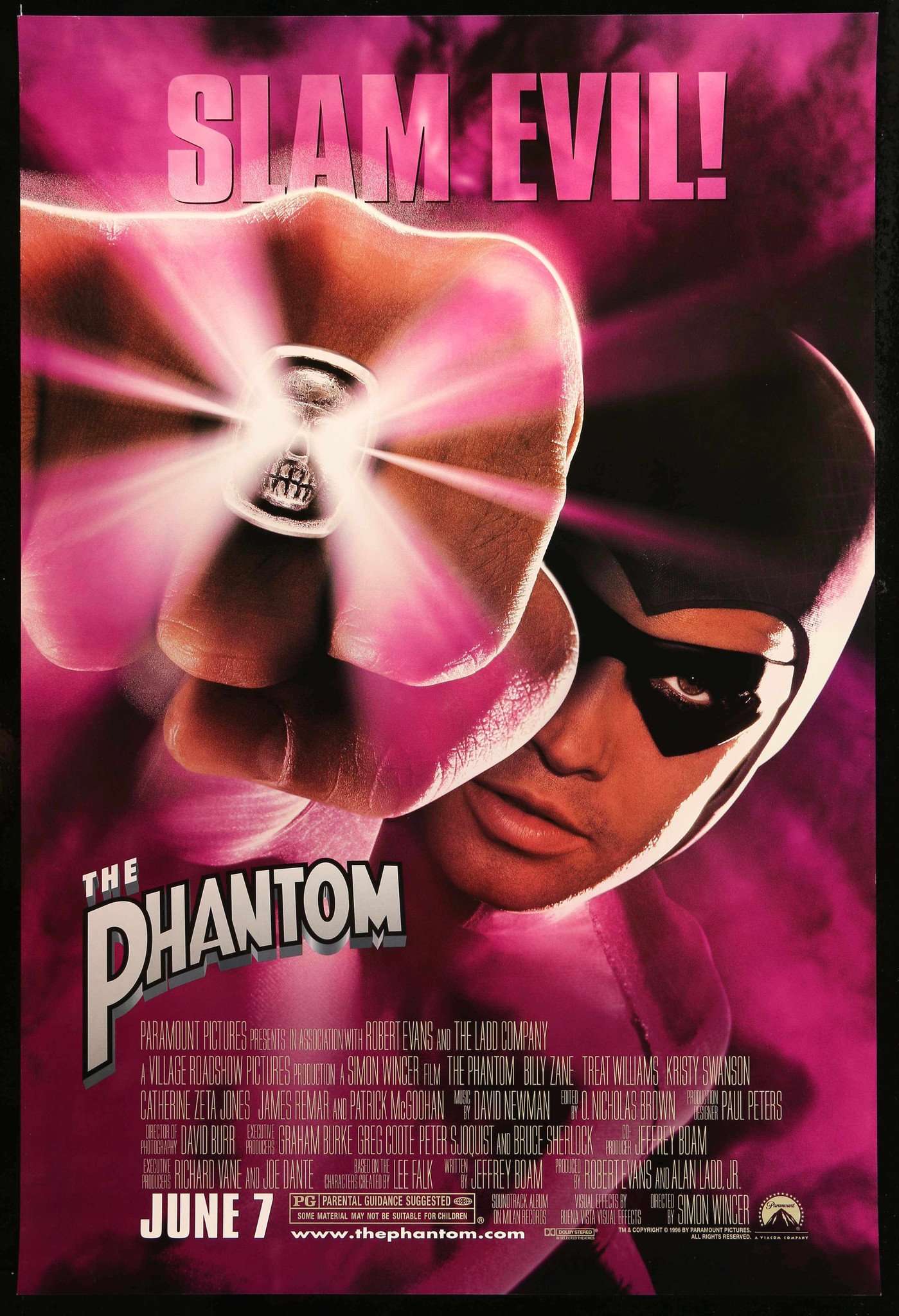 Phantom (1996) original movie poster for sale at Originalfilmart