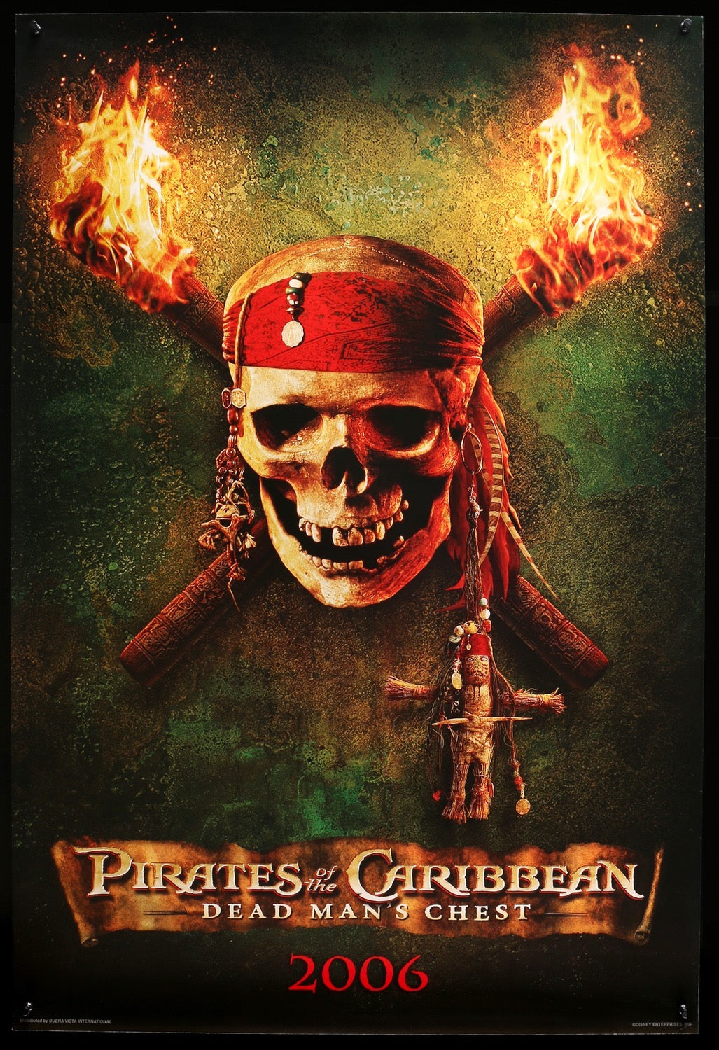 Pirates of the Caribbean: Dead Man's Chest (2006) original movie poster for sale at Originalfilmart