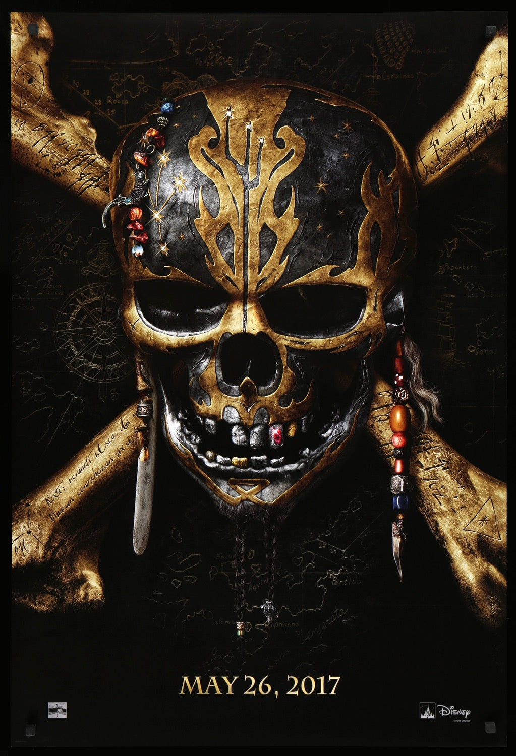Pirates of the Caribbean: Dead Men Tell No Tales (2017) original movie poster for sale at Originalfilmart