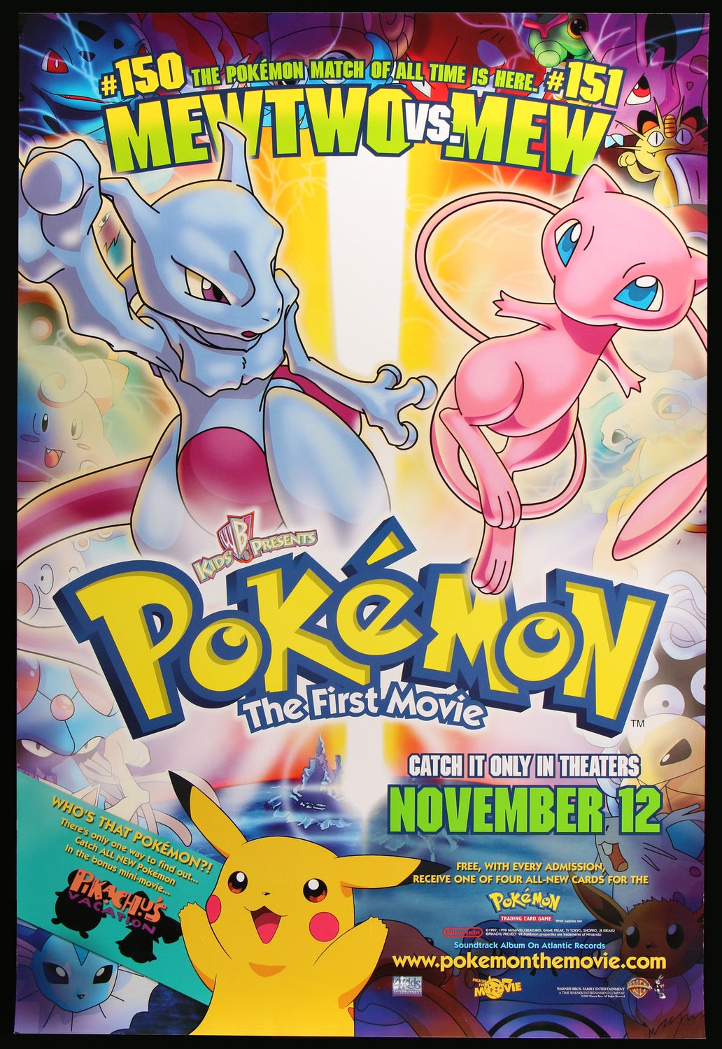 Pokemon the First Movie (1999) original movie poster for sale at Originalfilmart