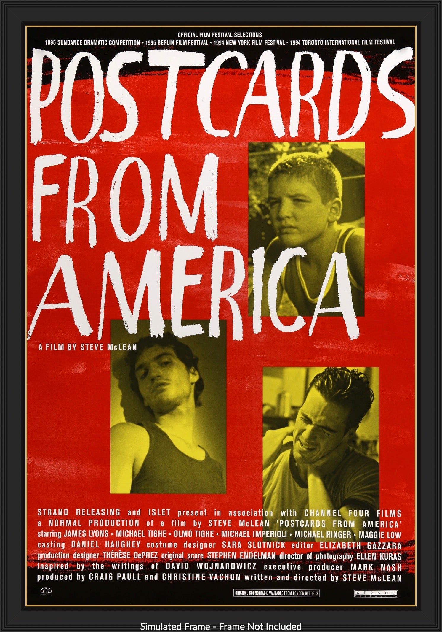 Postcards from America (1994) original movie poster for sale at Originalfilmart