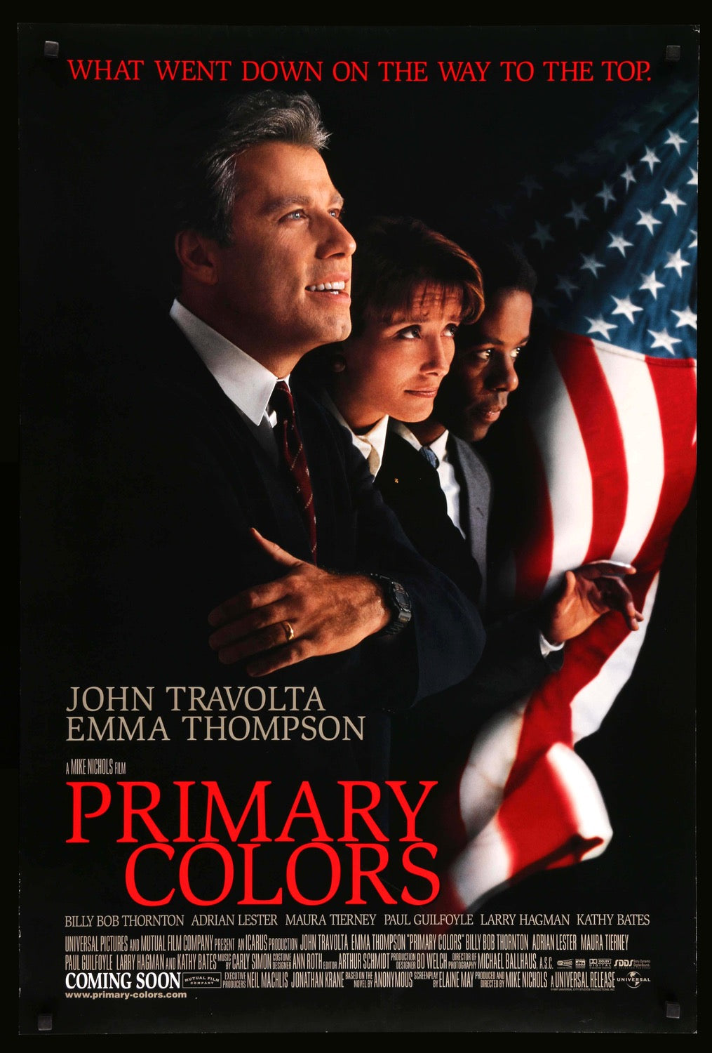 Primary Colors (1998) original movie poster for sale at Originalfilmart