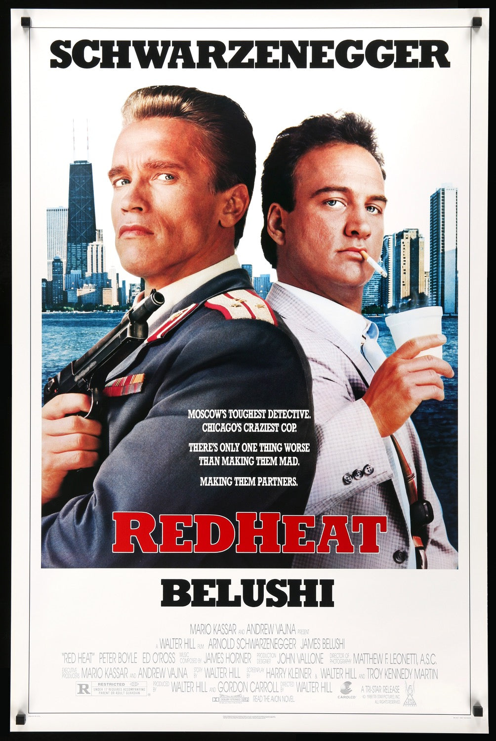 Red Heat (1988) original movie poster for sale at Originalfilmart