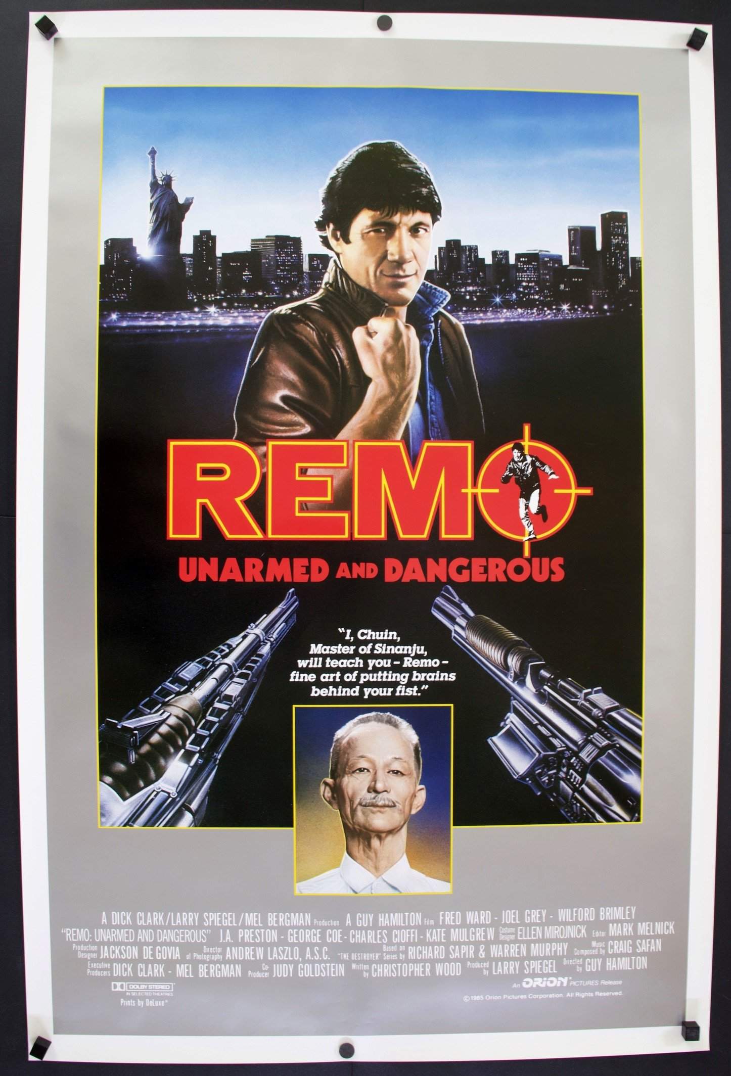 Remo Williams: The Adventure Begins (1985) original movie poster for sale at Originalfilmart
