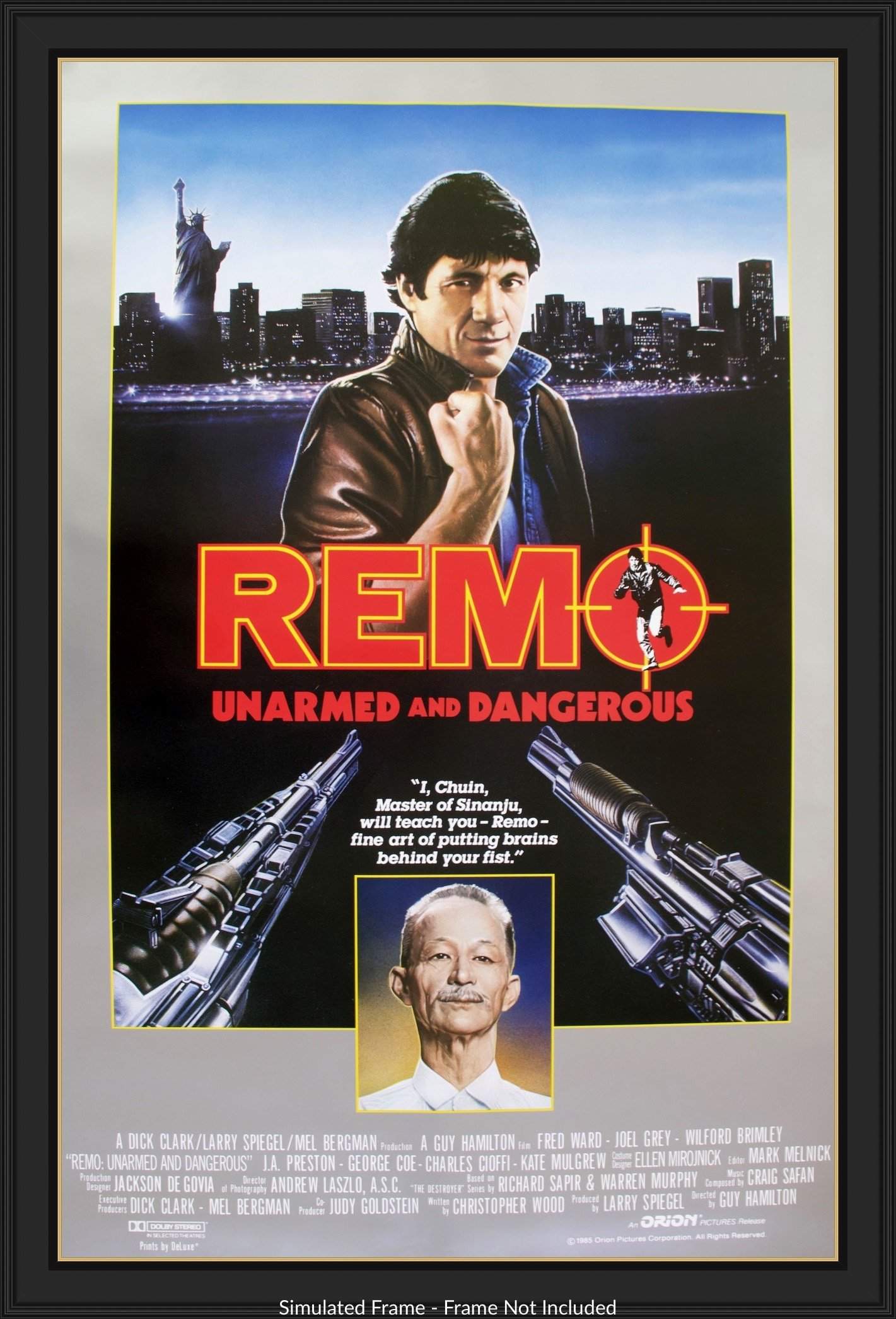 Remo Williams: The Adventure Begins (1985) original movie poster for sale at Originalfilmart