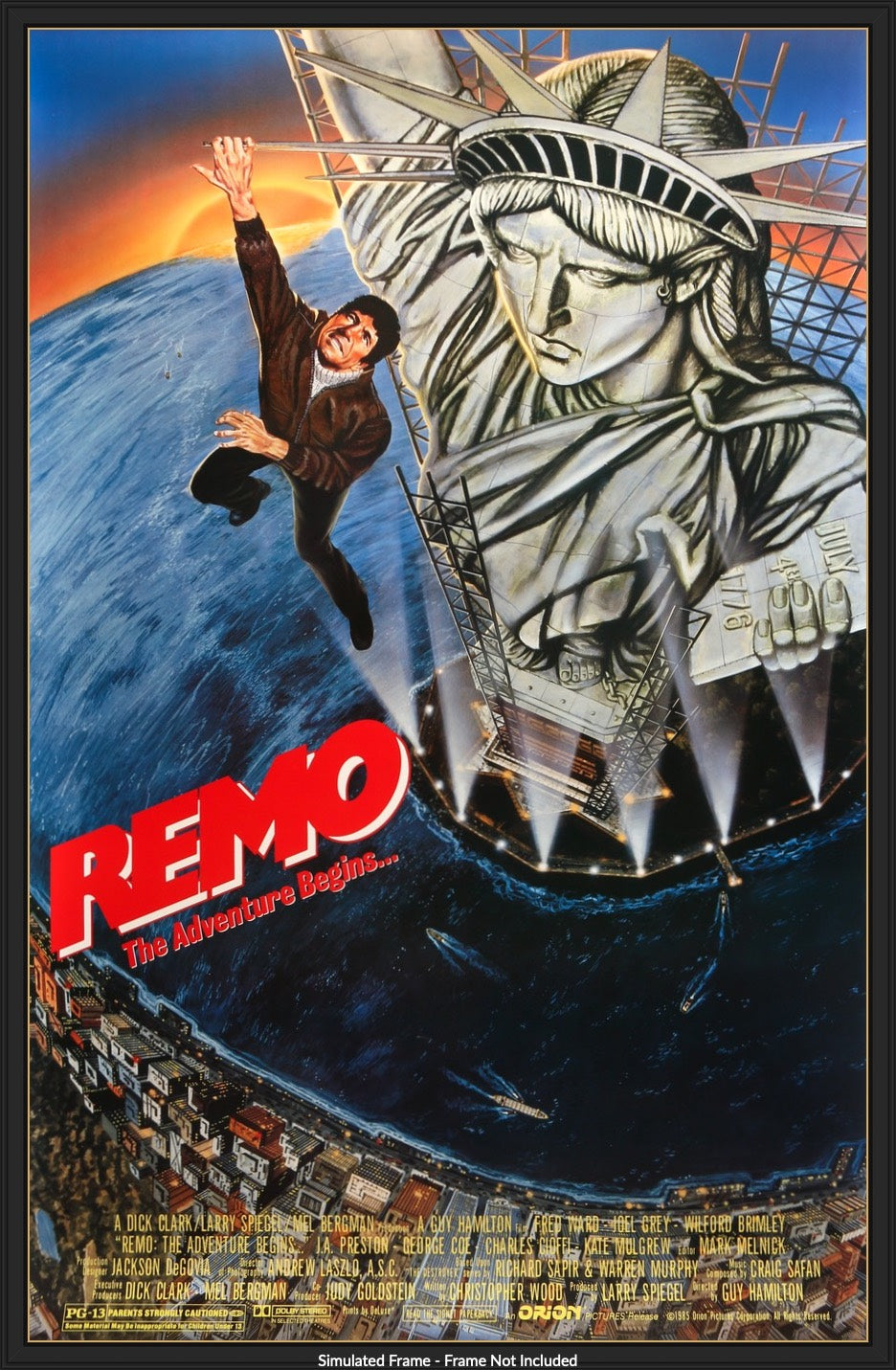 Remo Williams: The Adventure Begins (1985) original movie poster for sale at Originalfilmart