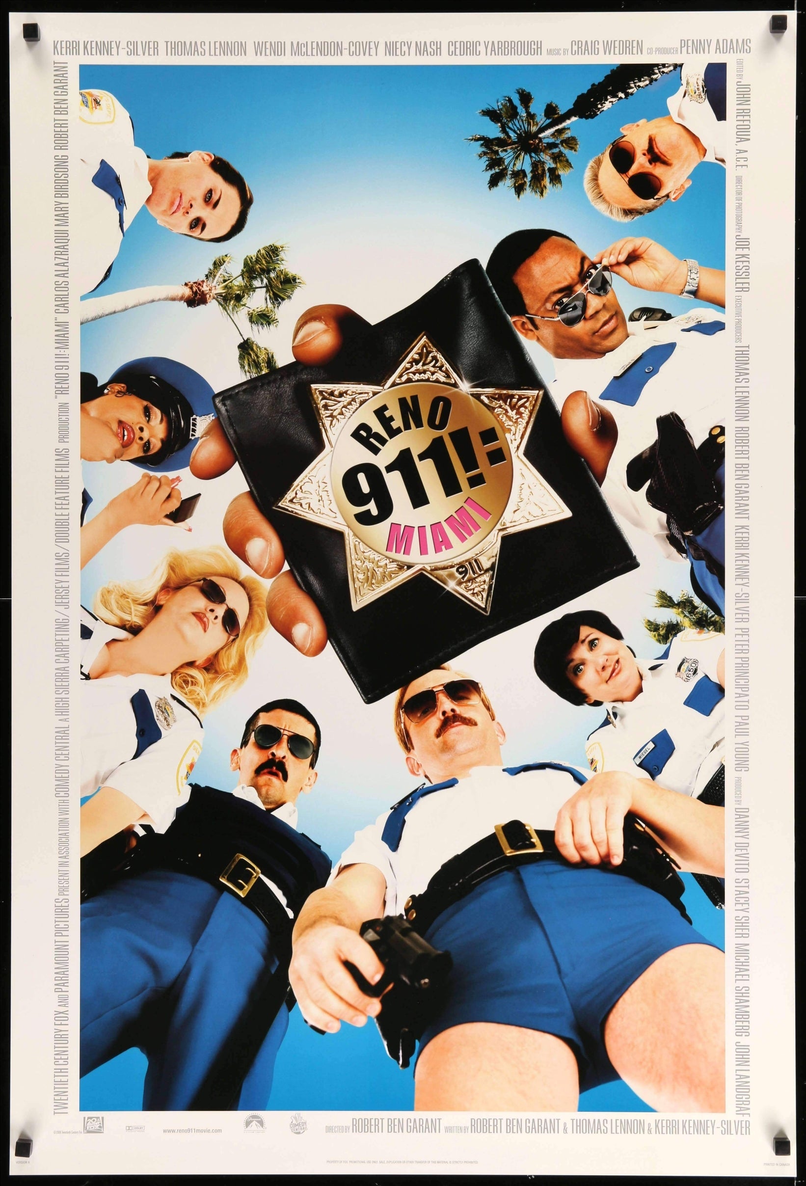 Reno 911!: Miami (2007) original movie poster for sale at Originalfilmart