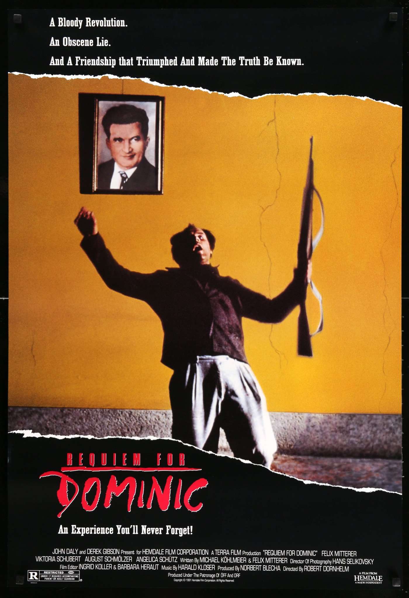 Requiem for Dominic (1990) original movie poster for sale at Originalfilmart
